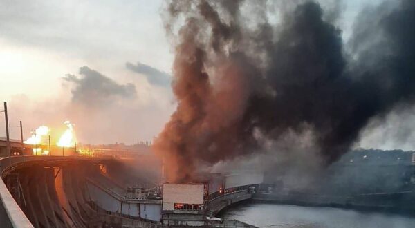 Putin's army strikes Ukraine in the biggest attack to date on its energy infrastructure: multiple cities targeted in a coordinated assault by kamikaze drones and missiles, Dnipro Hydroelectric Power Plant hit (pictured),Image: 858719893, License: Rights-managed, Restrictions: ***
HANDOUT image or SOCIAL MEDIA IMAGE or FILMSTILL for EDITORIAL USE ONLY! * Please note: Fees charged by Profimedia are for the Profimedia's services only, and do not, nor are they intended to, convey to the user any ownership of Copyright or License in the material. Profimedia does not claim any ownership including but not limited to Copyright or License in the attached material. By publishing this material you (the user) expressly agree to indemnify and to hold Profimedia and its directors, shareholders and employees harmless from any loss, claims, damages, demands, expenses (including legal fees), or any causes of action or allegation against Profimedia arising out of or connected in any way with publication of the material. Profimedia does not claim any copyright or license in the attached materials. Any downloading fees charged by Profimedia are for Profimedia's services only. * Handling Fee Only 
***, Model Release: no, Credit line: east2west news / WillWest News / Profimedia
