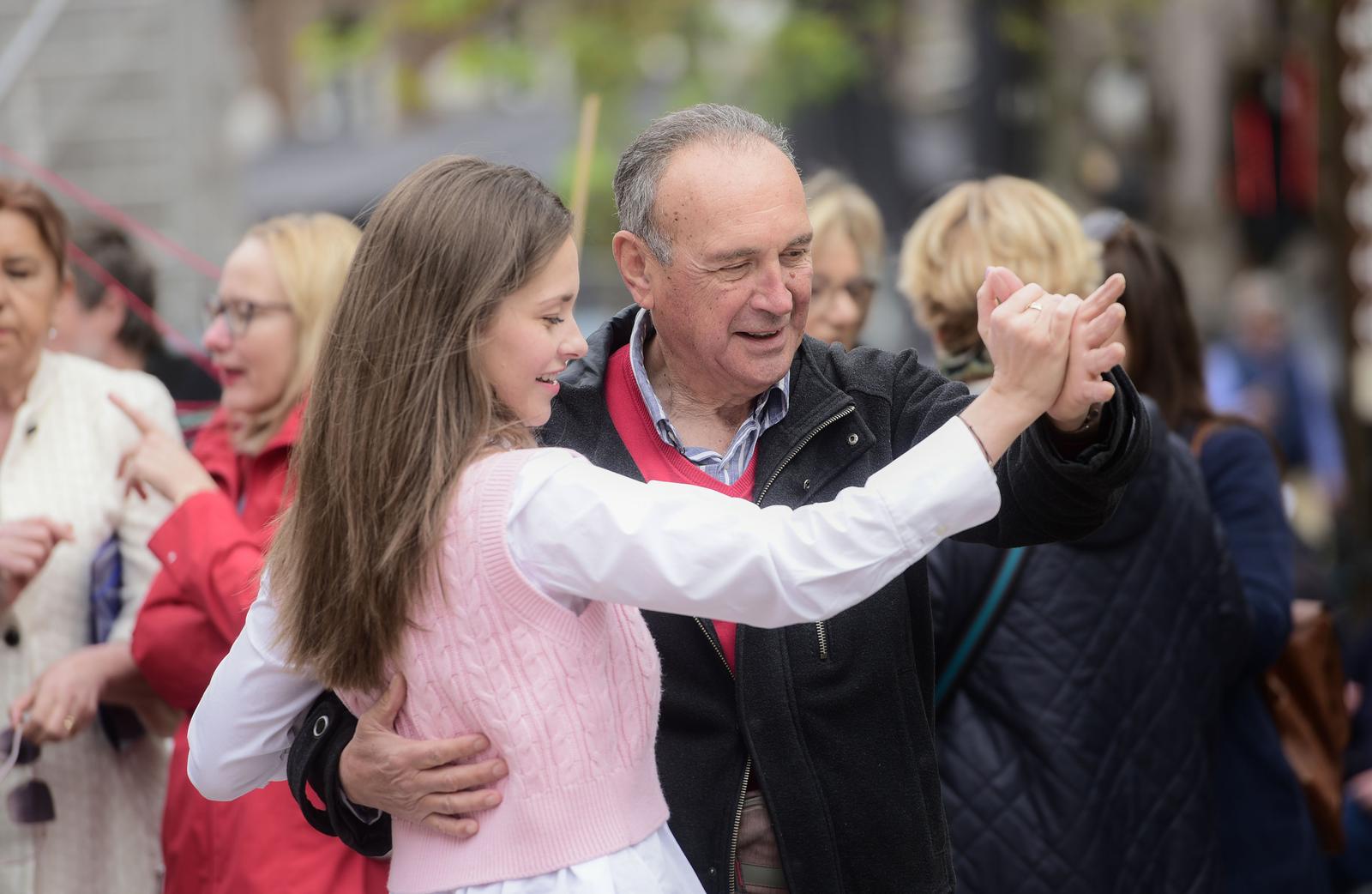 11.4.2023., Zagreb - Udruga "Parkinson i mi", u suorganizaciji Grada Zagreba i pod pokroviteljstvom gradonacelnika Grada Zagreba, te podrsku Ministartsva zdravstva, organizirali su obiljezavanje Svjetskog dana Parkinsonove bolesti, pod motom "Aktivno protiv Parkinsona". Photo: Neva Zganec/PIXSELL