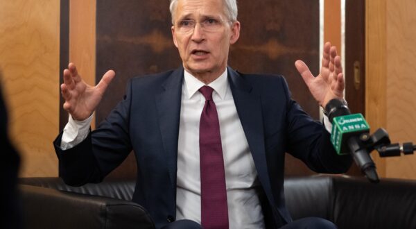 epa11326829 NATO Secretary General Jens Stoltenberg at Fiumicino airport before his departure from Rome, Italy, 08 May 2024. Italian Prime Minister Meloni told visiting NATO Secretary General Jens Stoltenberg at her office in Rome that the Alliance should address challenges on its southern flank, the PM's office at Palazzo Chigi said in a statement. "At the centre of the talks were the topical issues of the Atlantic agenda in the context of the preparations for the NATO summit in Washington in July", Chigi said.  EPA/TELENEWS