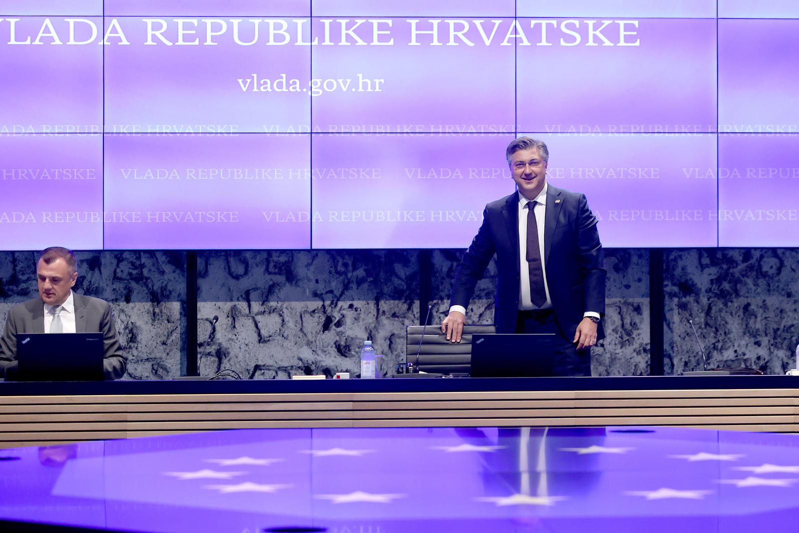 03.05.2024., Zagreb - U NSK je odzana 303. sjednica Vlade RH, na kojoj je, uz ostalo, donesena odlukea o nabavi plovila, dvije mobilne brodice ljekarne s medicinskom opremom. Photo: Patrik Macek/PIXSELL