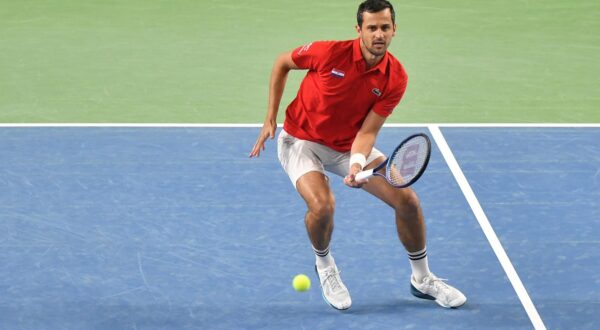 04.02.2024., Varazdin - Davis Cup susret Hrvatske i Belgije, mec parova, Ivan Dodig/Mate Pavic - Gille Sander/Vliegen Joran. Photo: Vjeran Zganec Rogulja/PIXSELL