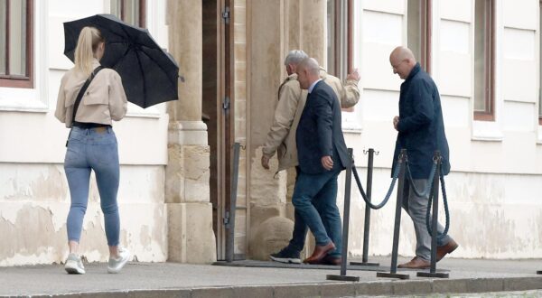 08.05.2024., Zagreb - U Banskim dvorima nastavljeni su pregovori HDZ-a i Domovinskog pokreta o formiranju koalicijske Vlade. Photo: Patrik Macek/PIXSELL