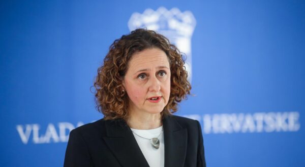 11.03.2024., Zagreb - Izjava za medije ministrice kulture Nine Obuljen Korzinek. Photo: Slavko Midzor/PIXSELL