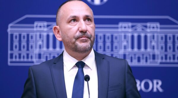 11.03.2024., Zagreb - Na konferenciji za medije odrzanoj u Saboru o temi  ""Kovesi-Kolakusic" govorio je Hrvoje Zekanovic. Photo: Patrik Macek/PIXSELL