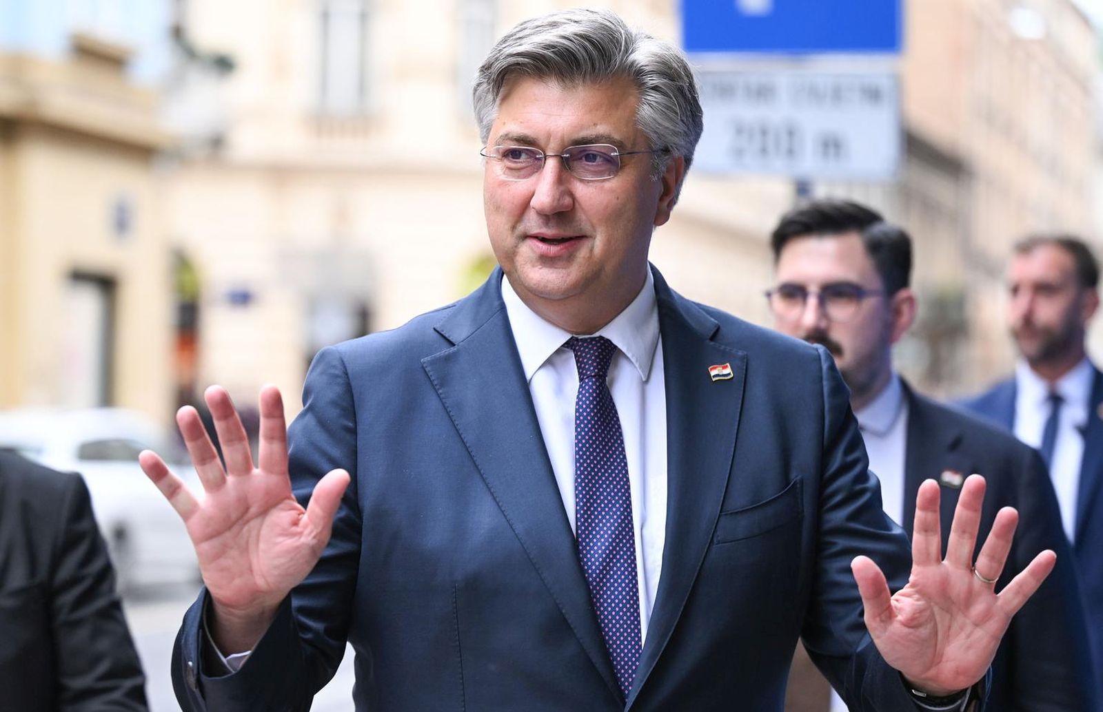 13.5.2024., Zagreb - Dolazak clanova HDZ-a na sire Predsjednistvo stranke. Photo: Neva Zganec/PIXSELL