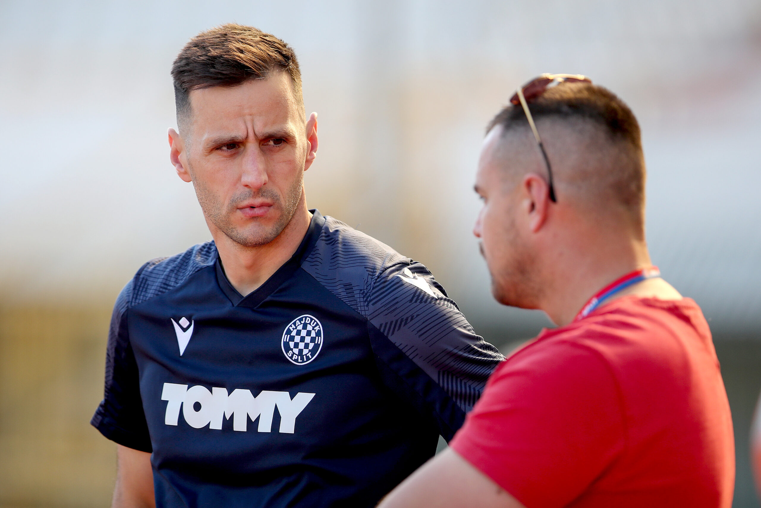 14.04.2024., stadion Poljud, Split - SuperSport HNL, 30. kolo, HNK Hajduk - NK Osijek. Nikola Kalinic Photo: Sime Zelic/PIXSELL