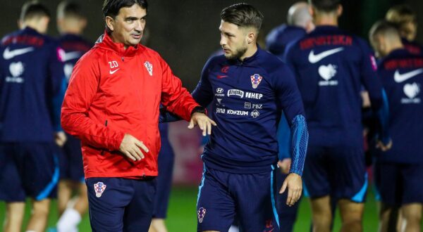 14.11.2023.., Zagreb - Nogometna reprezentacija odradila trening na terenu Hitrec Kacijan.  Photo: Slavko Midzor/PIXSELL