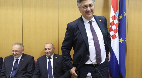 17.05.2024., Zagreb - Predstavljanje Vlade Republike Hrvatske na prvoj sjednici 11. saziva Hrvatskog sabora. Andrej Plenkovic Photo: Patrik Macek/PIXSELL