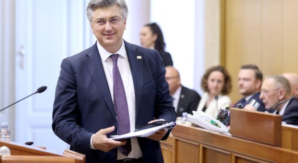 17.05.2024., Zagreb - Predstavljanje Vlade Republike Hrvatske na prvoj sjednici 11. saziva Hrvatskog sabora. Andrej Plenkovic Photo: Patrik Macek/PIXSELL