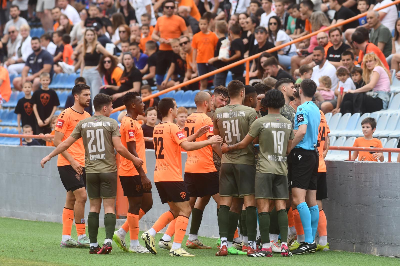 19.05.2024., Sibenik - Prva Hrvatska nogmetna liga, 31.kolo, HNK Sibenik - HNK Vukovar. Photo: Hrvoje Jelavic/PIXSELL