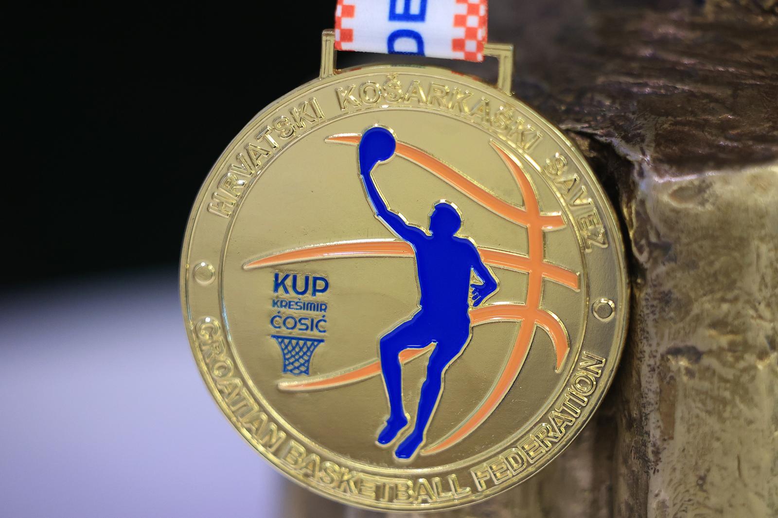 22.01.2024., Hotel Aristos, Zagreb - Hrvatski kosarkaski savez s predstavnicima klubova izvlacio parove 1/4 finala kupa RH Kresimir Cosic. Photo: Marko Prpic/PIXSELL