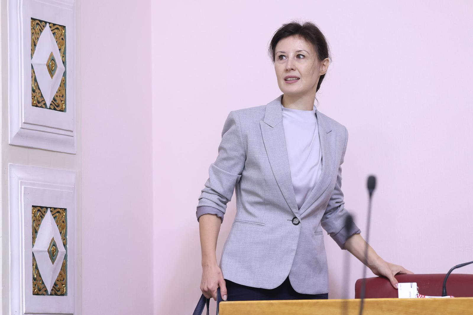22.05.2024., Zagreb - Sabor je 1. sjednicu nastavio raspravom o Izvjescu o obavljenoj reviziji Godisnjeg izvjestaja o izvrsenju Drzavnog proracuna Republike Hrvatske za 2022. godinu koje je podnio Drzavni ured za reviziju.  Photo: Patrik Macek/PIXSELL