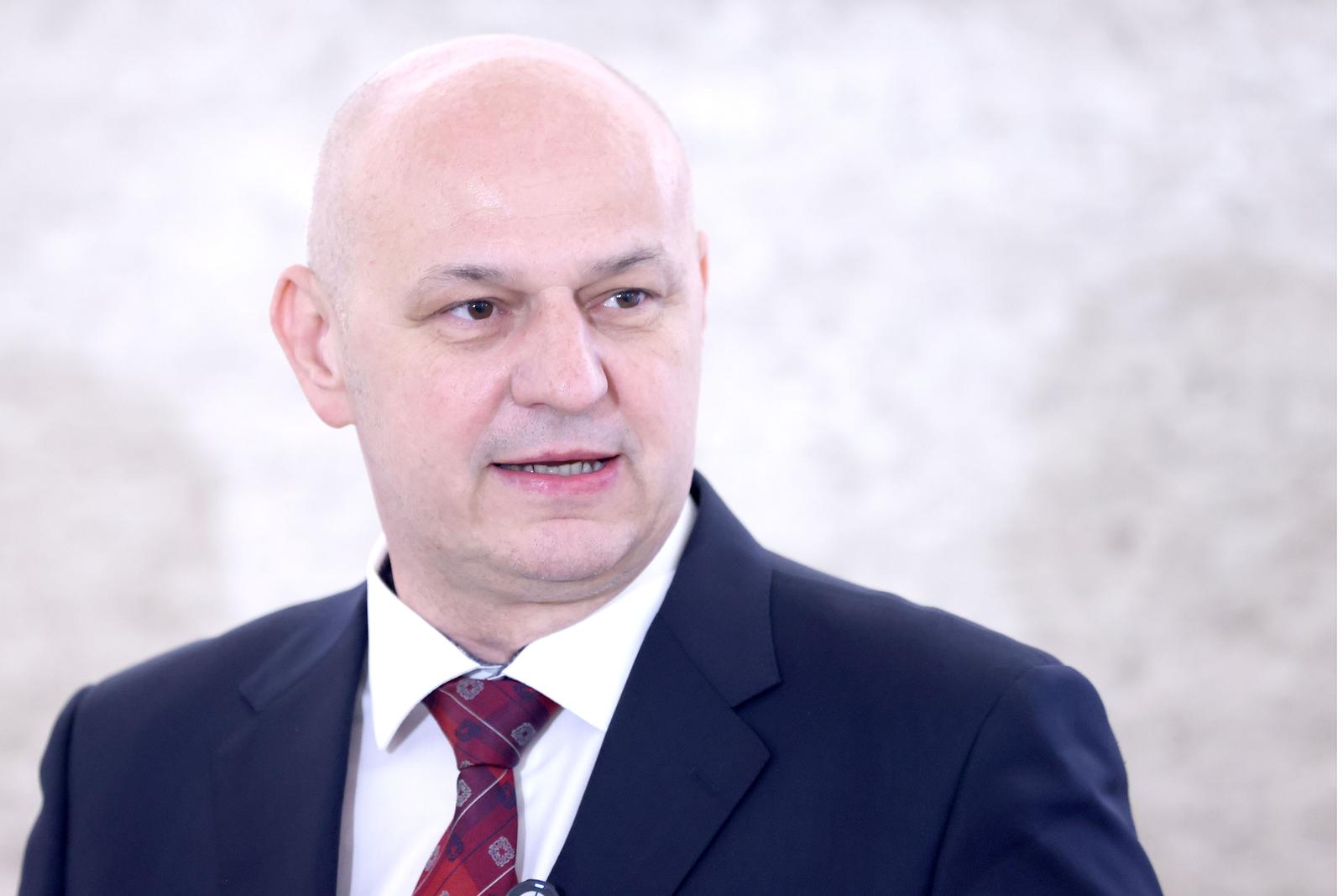 23.04.2024., Zagreb - Stranka Pravo i pravda predala je kandidacijsku listu za Europski parlament Drzavnom izbornom povjerenstvu u Hrvatskom saboru.

 Photo: Patrik Macek/PIXSELL