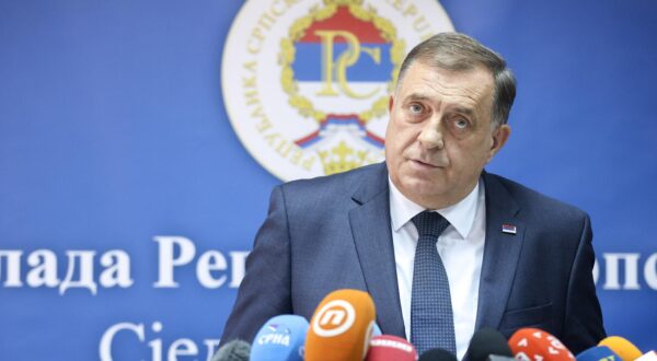 23.05.2024., Srebrenica, Bosna i Hercegovina - Predsjednik Republike Srpske Milorad Dodik na konferenciji za medije. Photo: Armin Durgut/PIXSELL