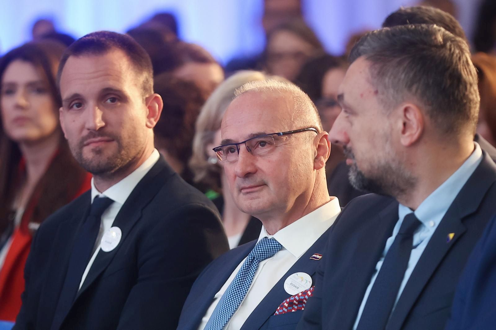 24.05.2023., Sarajevo, Bosna i Hercegovina - Ministri Gordan Grlic Radman i Sime Erlic dosli su na otvorenje 8. Godisnjeg foruma Strategije Europske unije za jadransku i jonsku regiju (EUSAIR). Photo: Armin Durgut/PIXSELL