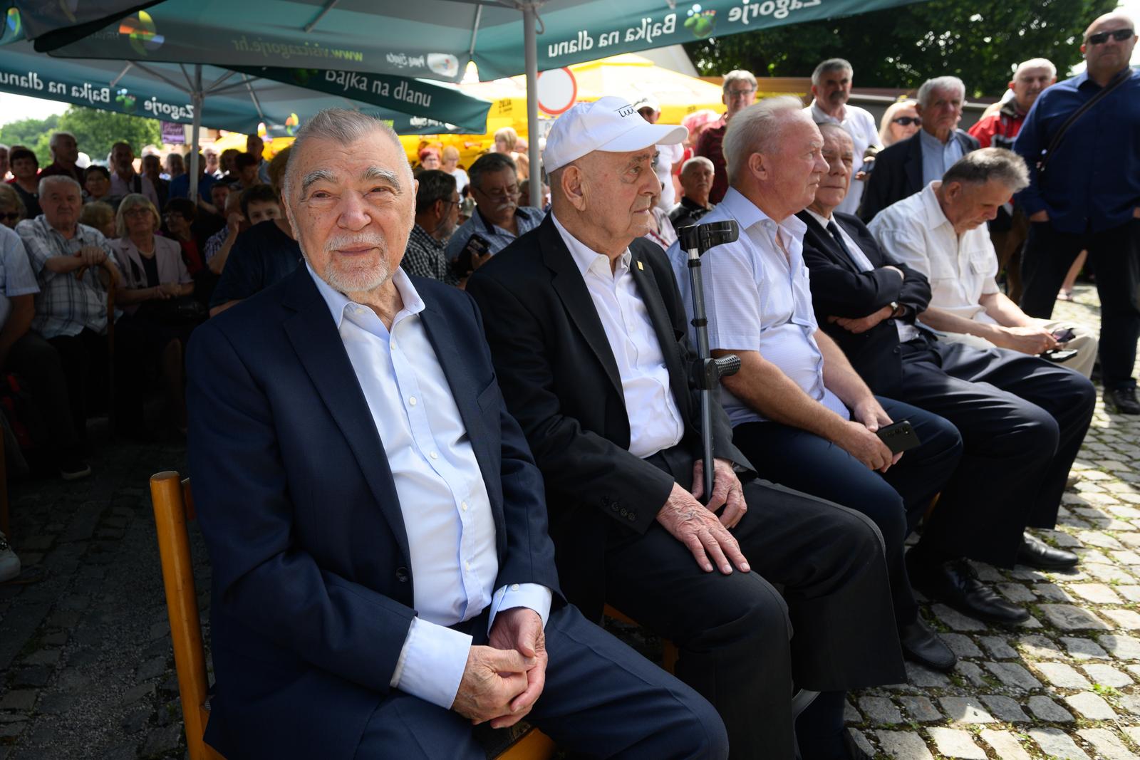 25.05.2024., Kumrovec - Obiljezen Dan mladosti - radosti, uz 132. obljetnicu rodjenja Josipa Broza Tita. Stjepan Mesic Photo: Davor Puklavec/PIXSELL