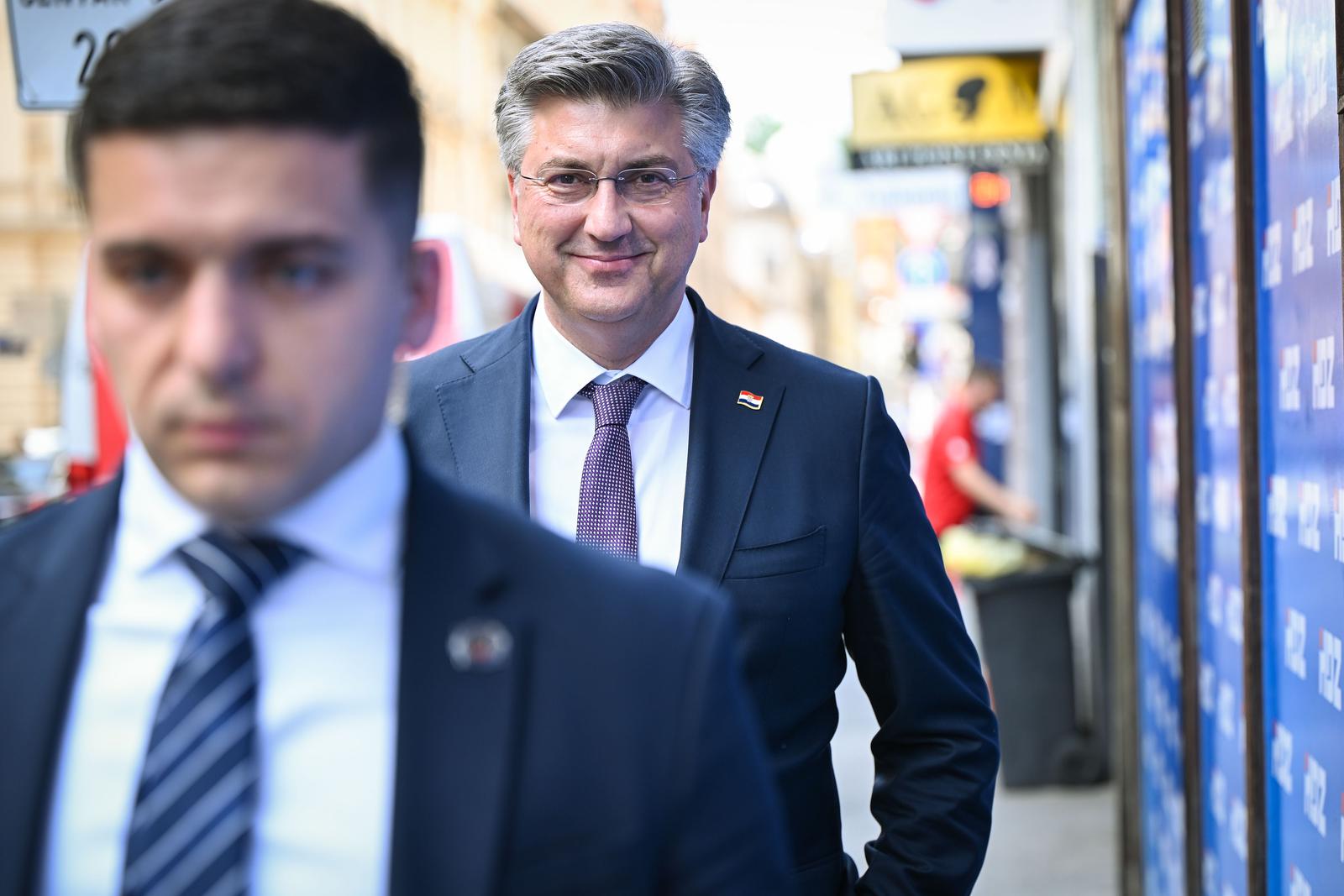 27.05.2024., Zagreb - Dolazak clanova HDZ-a na sjednicu sireg Predsjednistva stranke. Photo: Neva Zganec/PIXSELL