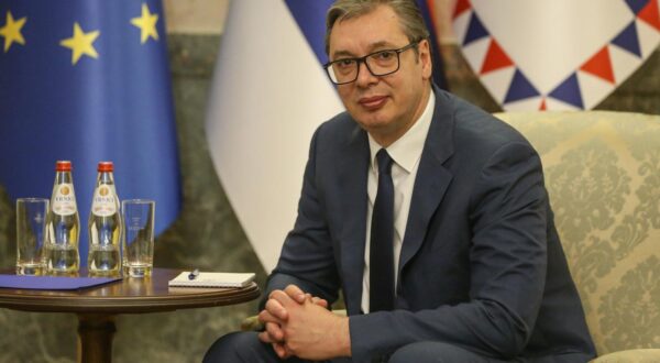 13, May, 2024, Belgrade  - The President of the Republic of Serbia, Aleksandar Vucic, met with the First Lady of Ukraine, Olena Zelenska. Aleksandar Vucic.  

13, maj, 2024, Beograd - Predsednik Republike Srbije Aleksandar VuciPredsednik Republike Srbije Aleksandar Vucic sastao se sa prvom damom Ukrajine Olenoom Zelenskom.   Photo: F.S./ATAImages/PIXSELL