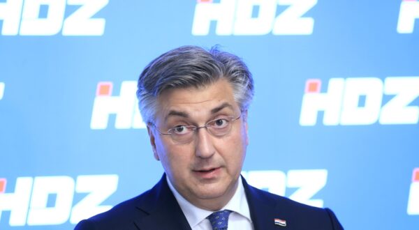 Zagreb, 6.5.2024.Sjednica Šireg predsjedništva HDZ-a.Na slici Andrej Plenković.foto HINA/ Tomislav Pavlek/ tp