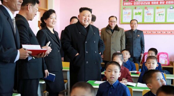 This undated picture released by North Korean news agency, KCNA (Korean Central News Agency) on February 2, 2017 shows North Korean leader Kim Jong-Un (C) visiting newly built Pyongyang Orphans' Primary School. REPUBLIC OF KOREA OUT ---EDITORS NOTE--- RESTRICTED TO EDITORIAL USE - MANDATORY CREDIT ",Image: 314874946, License: Rights-managed, Restrictions: REPUBLIC OF KOREA OUT ---EDITORS NOTE--- RESTRICTED TO EDITORIAL USE - MANDATORY CREDIT "AFP PHOTO / KCNA VIA KNS" - NO MARKETING NO ADVERTISING CAMPAIGNS - DISTRIBUTED AS A SERVICE TO CLIENTS, ***
HANDOUT image or SOCIAL MEDIA IMAGE or FILMSTILL for EDITORIAL USE ONLY! * Please note: Fees charged by Profimedia are for the Profimedia's services only, and do not, nor are they intended to, convey to the user any ownership of Copyright or License in the material. Profimedia does not claim any ownership including but not limited to Copyright or License in the attached material. By publishing this material you (the user) expressly agree to indemnify and to hold Profimedia and its directors, shareholders and employees harmless from any loss, claims, damages, demands, expenses (including legal fees), or any causes of action or allegation against Profimedia arising out of or connected in any way with publication of the material. Profimedia does not claim any copyright or license in the attached materials. Any downloading fees charged by Profimedia are for Profimedia's services only. * Handling Fee Only 
***, Model Release: no, Credit line: STR / AFP / Profimedia