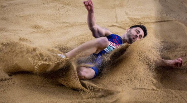 2023 European Athletics Indoor Championships, AtakĂ¶y Athletics Arena, Istanbul, Turkey 3/3/2023 Mens Long Jump Heats Croatias Filip Pravdica Filip Pravdica 3/3/2023 Copyright: x INPHO/MorganxTreacyx 056A8703,Image: 760008892, License: Rights-managed, Restrictions: PUBLICATIONxNOTxINxUKxIRLxFRAxNZL, Credit images as "Profimedia/ IMAGO", Model Release: no, Credit line: ©INPHO/Morgan Treacy / imago sportfotodienst / Profimedia