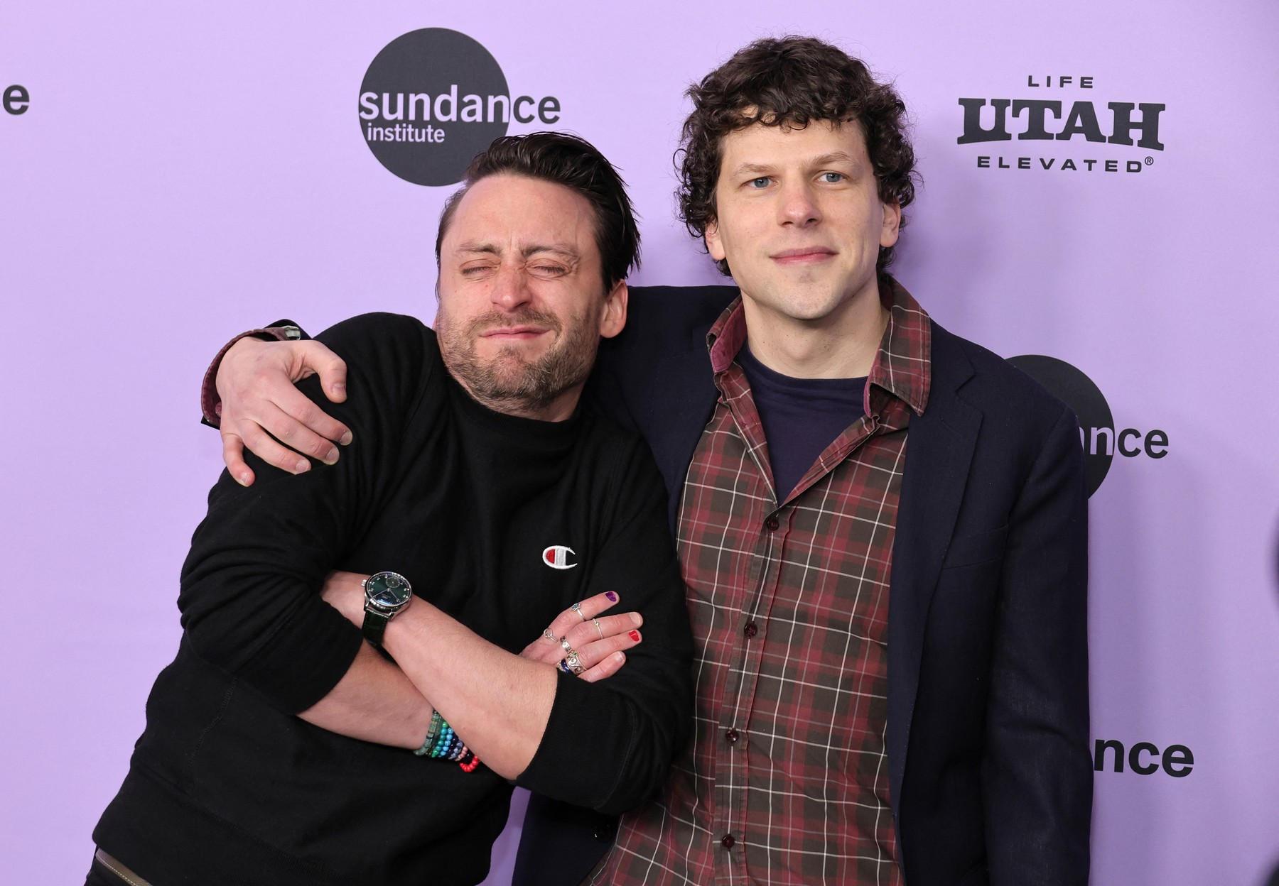 PARK CITY, UTAH - JANUARY 20: Kieran Culkin and Jesse Eisenberg attend "A Real Pain" Premiere during the 2024 Sundance Film Festival at Eccles Center Theatre on January 20, 2024 in Park City, Utah.   Neilson Barnard,Image: 838993525, License: Rights-managed, Restrictions: , Model Release: no, Credit line: Neilson Barnard / Getty images / Profimedia