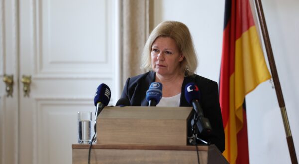 Njemačka ministrica unutarnjih poslova Nancy Faeser