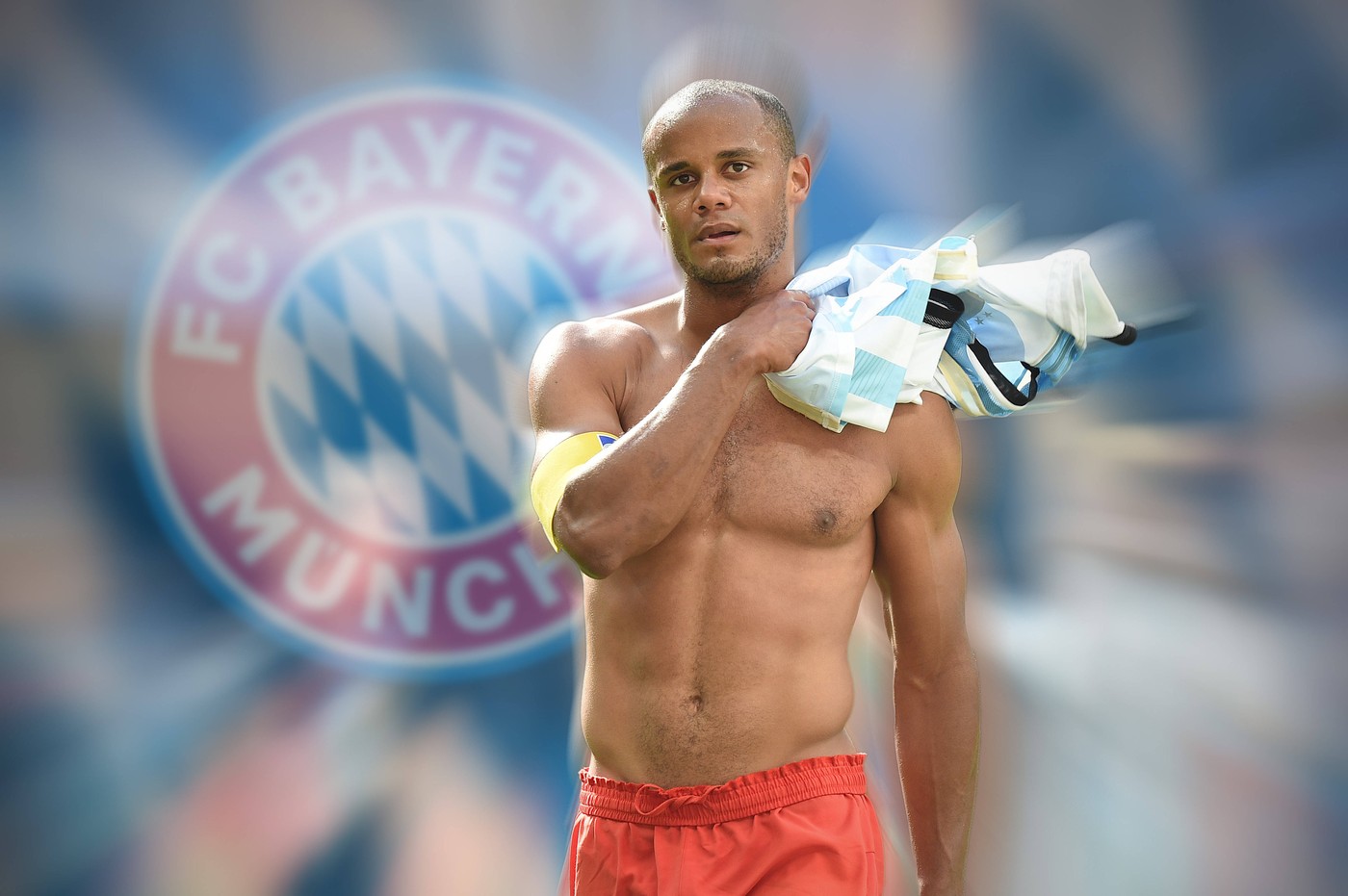 FOTOMONTAGE: Vincent KOMPANY im Fokus beim FC Bayern Muenchen, ARCHIVFOTO Vincent KOMPANY BEL nach Spielende,Trauer,Enttaeuschung,Frust,enttaeuscht,frustriert,niedergeschlagen,Aktion,Einzelbild,angeschnittenes Einzelmotiv,Halbfigur,halbe Figur mit nacktem Oberkoerper nach Trikottausch. Argentinien ARG-Belgien BEL 1-0. Viertelfinale,3.Runde,Spiel 60, am 05.07.2014 in Brasilia Fussball Weltmeisterschaft 2014 in Brasilien vom 12.06. - 13.07.2014. *** PHOTOMONTAGE Vincent KOMPANY in focus at FC Bayern Munich, ARCHIVE PHOTO Vincent KOMPANY BEL after the end of the game,sadness,disappointment,frustration,disappointed,frustrated,dejected,action,single image,cropped single motif,half figure,half figure with naked torso after shirt exchange Argentina ARG Belgium BEL 1 0 quarterfinal,3 round,match 60, on 05 07 2014 in Brasilia Football World Cup 2014 in Brazil from 12 06 13 07 2014,Image: 875016398, License: Rights-managed, Restrictions: Credit images as "Profimedia/ IMAGO", Model Release: no, Credit line: Frank Hoermann/SVEN SIMON / imago sportfotodienst / Profimedia