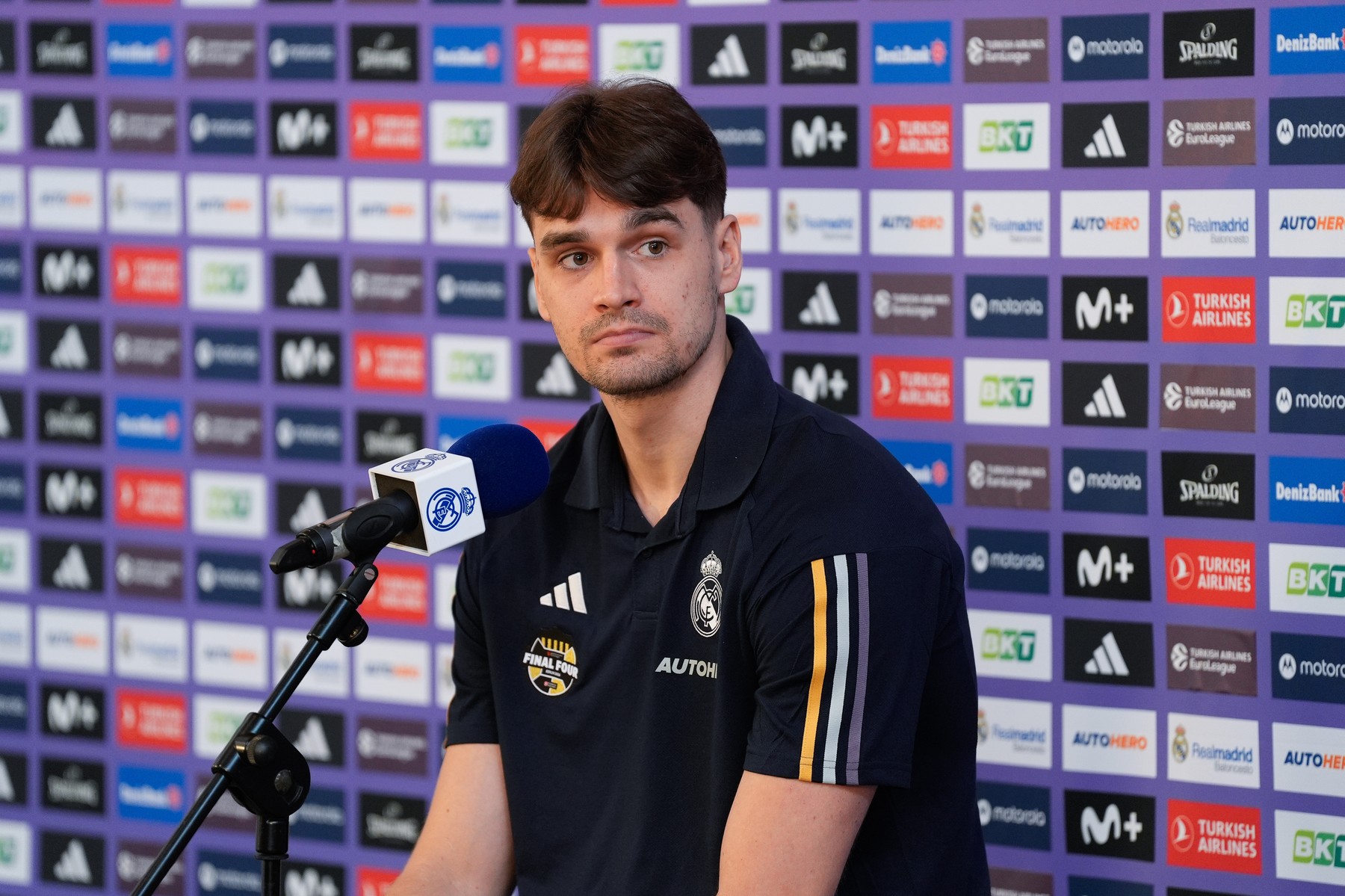 May 21, 2024, Valdebebas, Madrid, SPAIN: Mario Hezonja of Real Madrid attends during the Real Madrid Baloncesto Media Day ahead the Turkish Airlines EuroLeague, Final Four, at Ciudad Deportiva Real Madrid on May 21, 2024, in Valdebebas, Madrid, Spain.,Image: 875134114, License: Rights-managed, Restrictions: , Model Release: no, Credit line: Oscar J. Barroso / Zuma Press / Profimedia