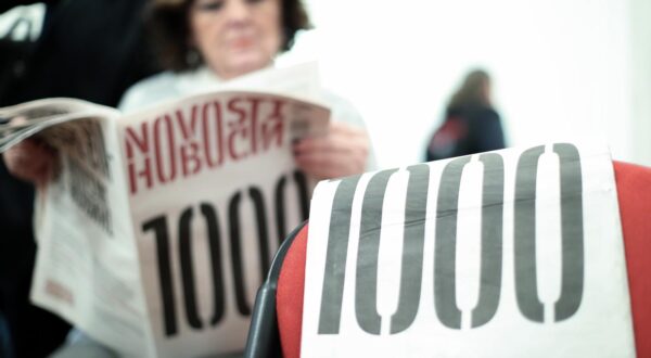 Zagreb: Proslava 100. broja Novosti 15.02.2019., Zagreb - HND. Redakcija Novosti obiljezila je izlazak 1000. broja Samostalnog srpskog tjednika Novosti u velikoj dvorani Novinarskog doma u Zagrebu. Photo: Sanjin Strukic/PIXSELL