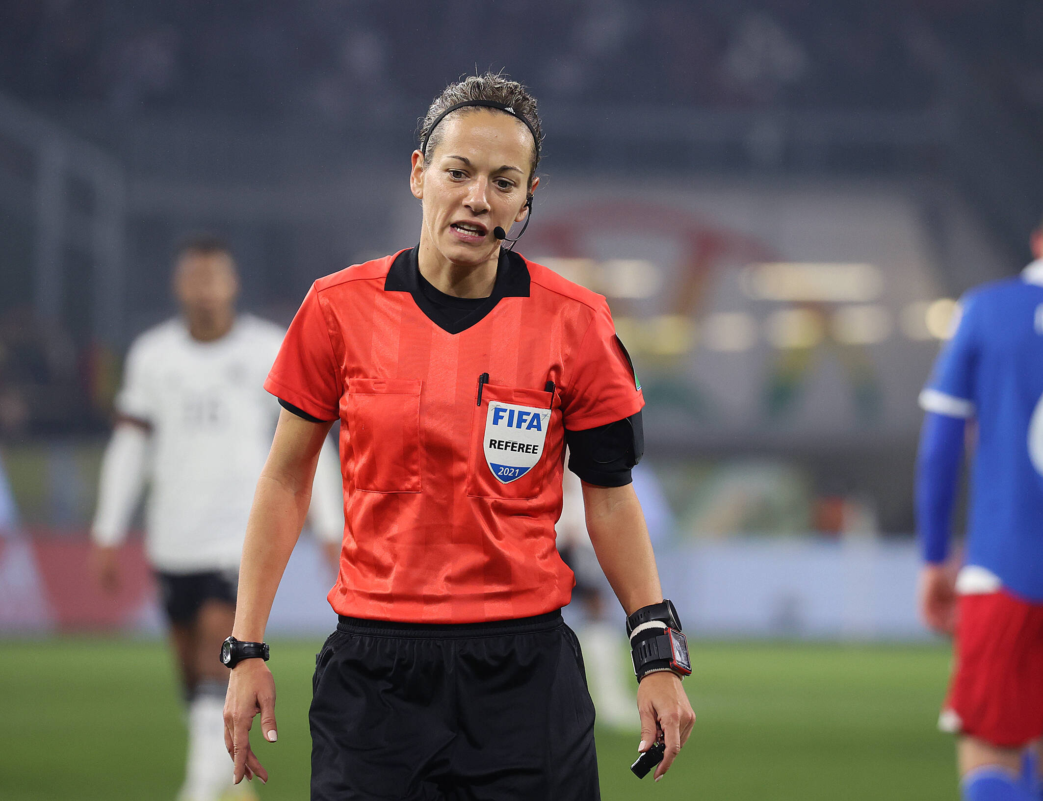 Schiedsrichterin Ivana Martincic Kroatien DFL REGULATIONS PROHIBIT ANY USE OF PHOTOGRAPHS AS IMAGE SEQUENCES AND/OR QUASI-VIDEO. *** Referee Ivana Martincic Croatia DFL REGULATES PROHIBIT ANY USE OF PHOTOGRAPHS AS IMAGE SEQUENCES AND OR QUASI VIDEO