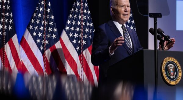 epa11348379 US President Joe Biden delivers remarks on the 70th anniversary of Brown v. Board of Education, at the National Museum of African American History and Culture in Washington, DC, USA, 17 May 2024. The 70th anniversary of the US Supreme Court's landmark decision in Brown v. Board of Education occurs on 17 May. The unanimous decision outlawed racial segregation in public schools, finding that 'separate but equal' is 'inherently unequal'.  EPA/MICHAEL REYNOLDS