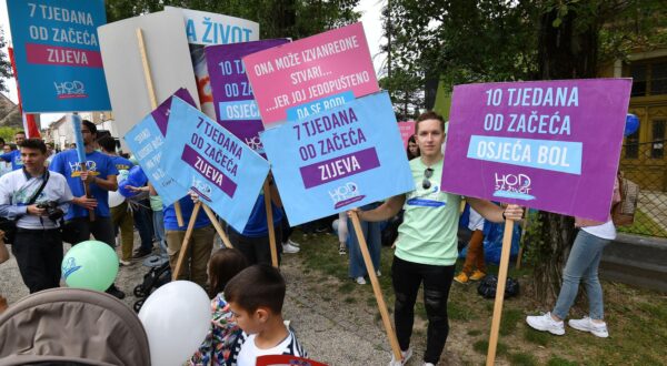03.06.2023., Varazdin - U Varazdinu odrzan Hod za zivot Photo: Vjeran Zganec Rogulja/PIXSELL