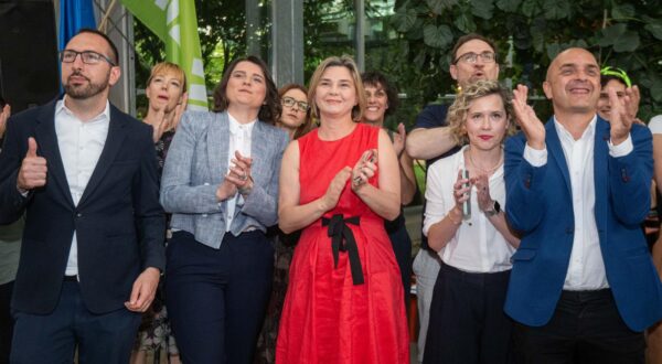 09.06.2024., Zagreb - Docek rezultata izbora za Europski parlament stranke Mozemo!. Photo: Neva Zganec/PIXSELL