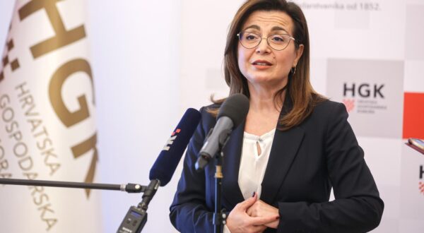 12.04.2024., Zagreb - Hrvatska gospodarska komora u suradnji s Veleposlanstvom Republike Italije i Hrvatsko-talijanskom gospodarskom komorom, organizirala je konferenciju Dolina vodika Sjeverni Jadran. Marija Sculac. Photo: Luka Stanzl/PIXSELL