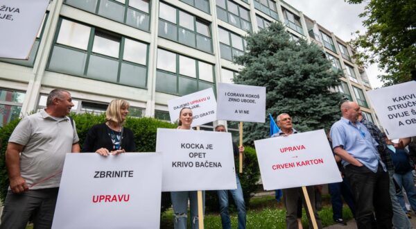 Prosvjed radnika GPZO-a
