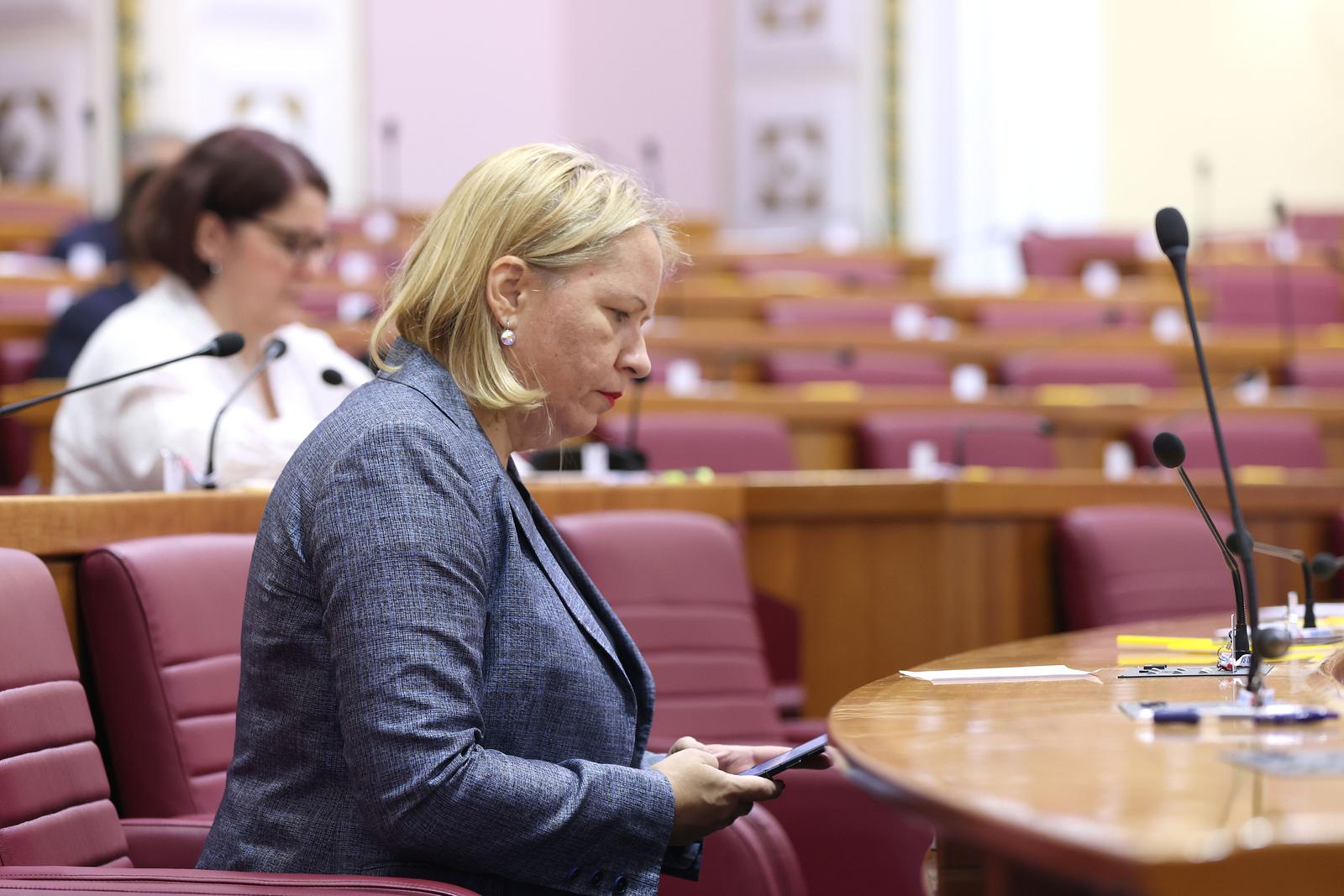 14.06.2024., Zagreb - Sabor 2. sjednicu nastavlja raspravom o Prijedlogu zakona o zastiti i ocuvanju kulturnih dobara. Photo: Patrik Macek/PIXSELL