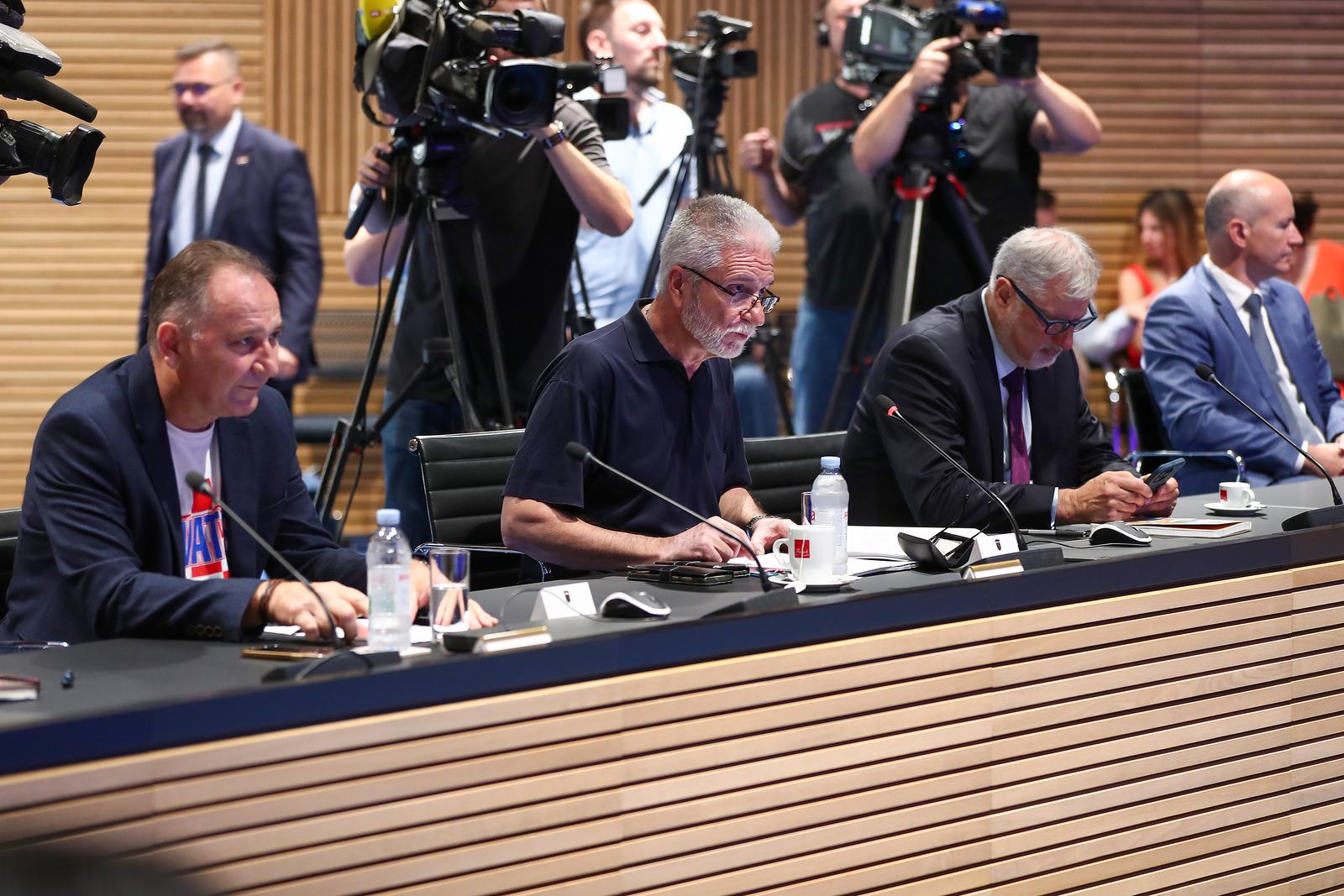 19.06.2024., Zagreb - Predsjednik Vlade Andrej Plenkovic sudjelovao na sjednici Gospodarsko-socijalnoga vijeca u Nacionalnoj i sveucilisnoj knjiznici. Kresimir Sever. Photo: Matija Habljak/PIXSELL