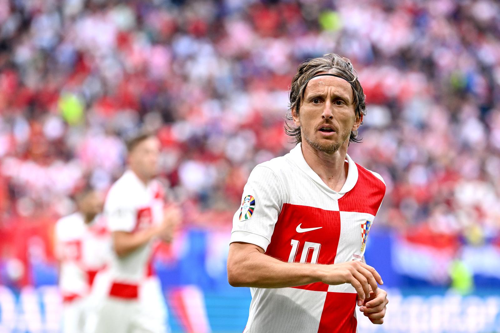19.06.2024., Volksparkstadion, Hamburg, Njemacka - Europsko prvenstvo 2024., skupina B, 2. kolo, Hrvatska - Albanija. Luka Modric. Photo: Marko Lukunic/PIXSELL