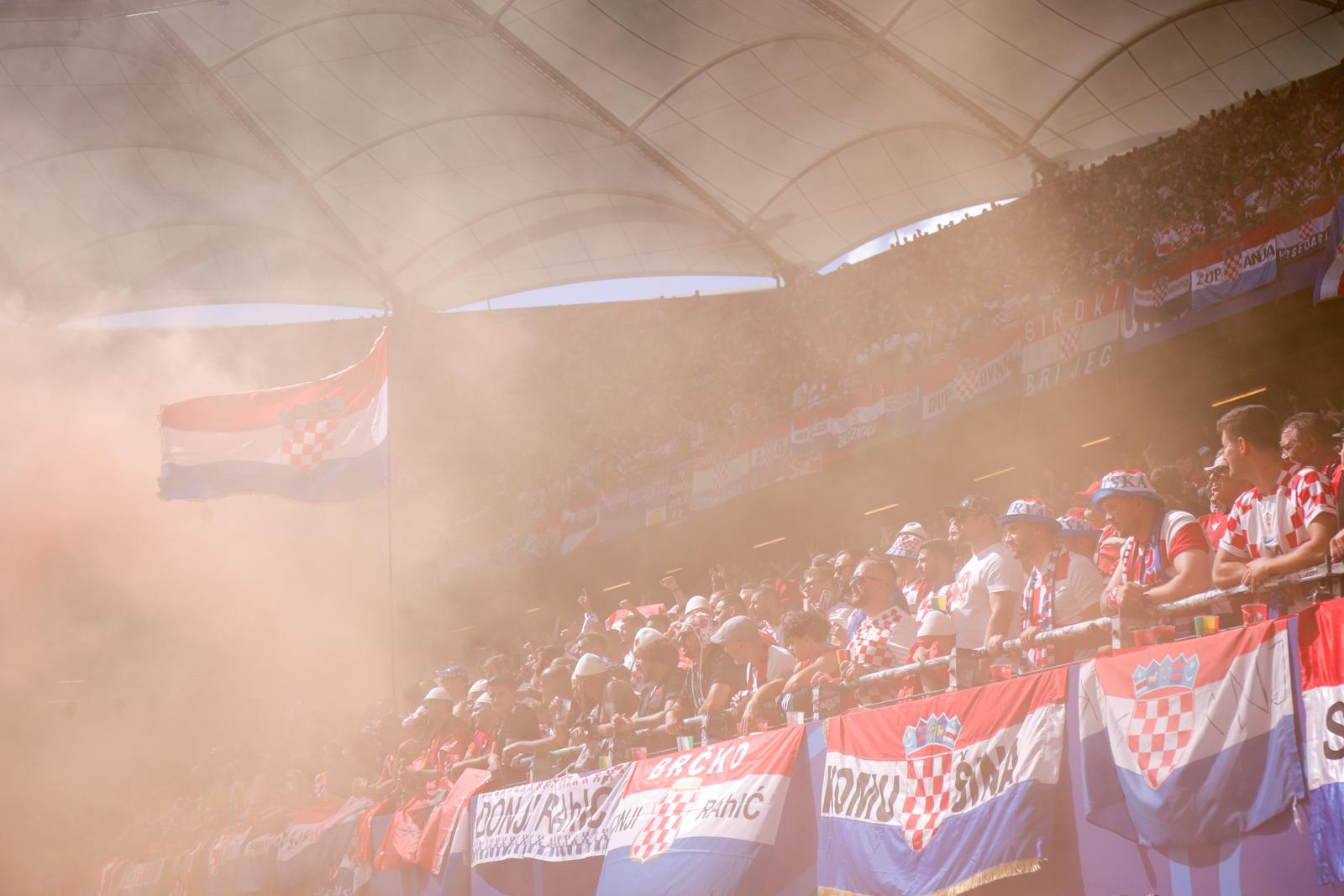 19.06.2024., Volksparkstadion, Hamburg, Njemacka - Europsko prvenstvo 2024., skupina B, 2. kolo, Hrvatska - Albanija. Photo: Luka stanzl/PIXSELL