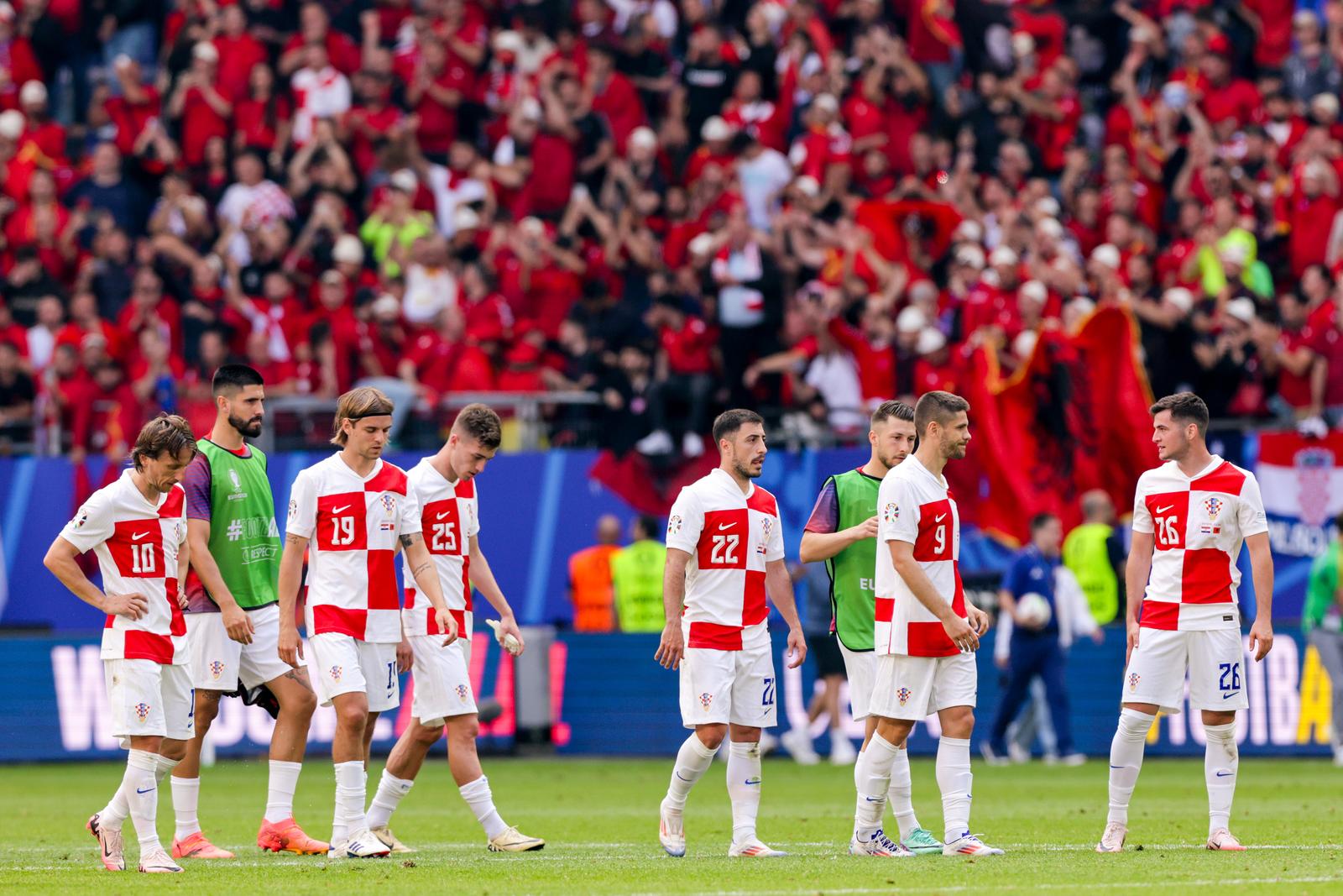 19.06.2024., Volksparkstadion, Hamburg, Njemacka - Europsko prvenstvo 2024., skupina B, 2. kolo, Hrvatska - Albanija. Photo: Luka stanzl/PIXSELL