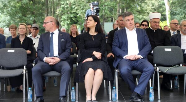 22.06.2024. Sisak, Spomen park Brezovica - obiljezavanje Dana antifasisticke borbe povodom 83. obljetnice osnivanja prvog partizanskog odreda i prve antifasisticke postrojbe u Hrvatskoj i ovom dijelu Europe.  Photo: Edina Zuko/PIXSELL