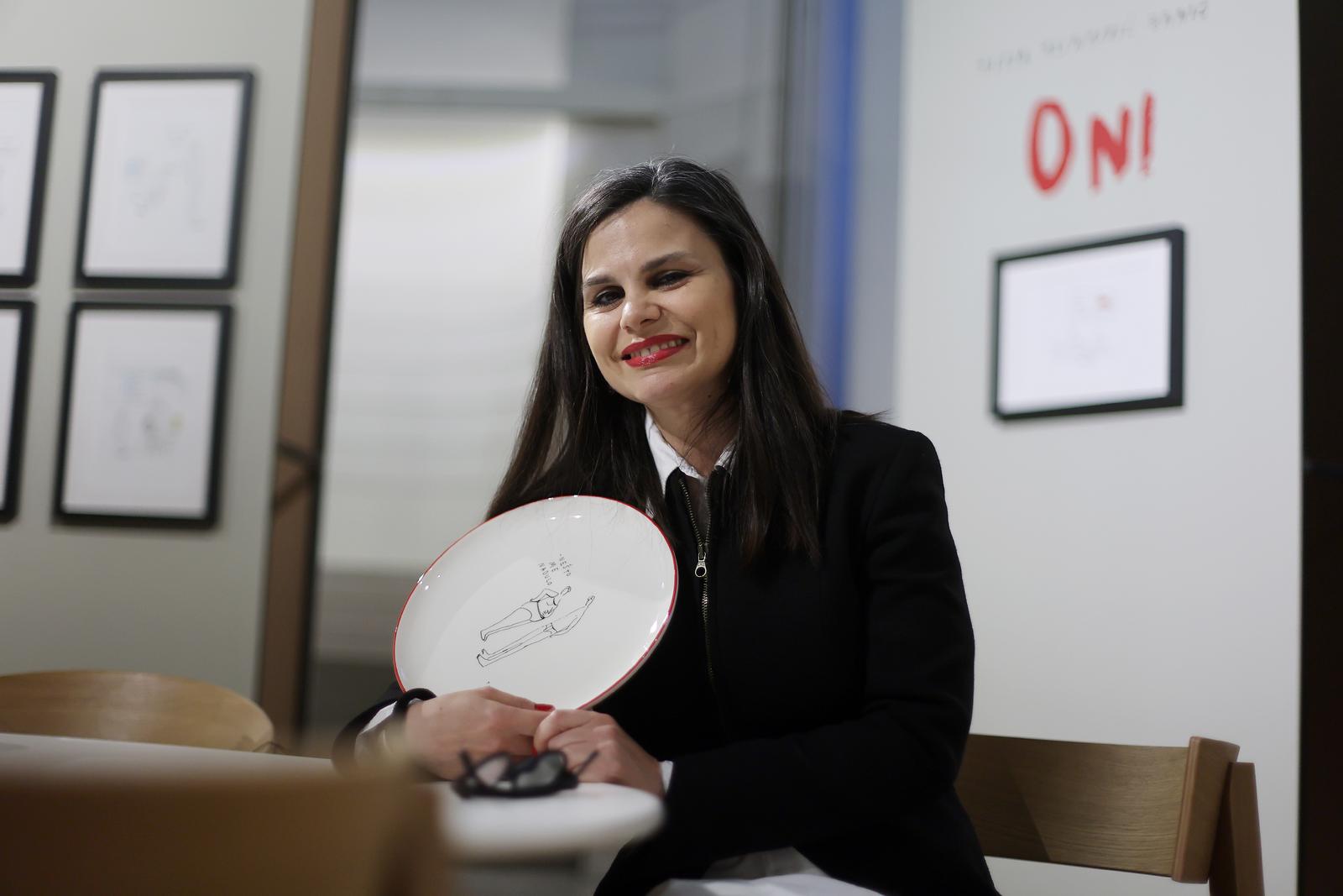23.04.2024., Zagreb - Mazuranicev trg. Otvorenje izlozbe Tisje Kljakovic Braic "Oni" u Etnografskom muzeju u sklopu projekta Intimni prostori svakodnevice. Photo: Sanjin Strukic/PIXSELL
