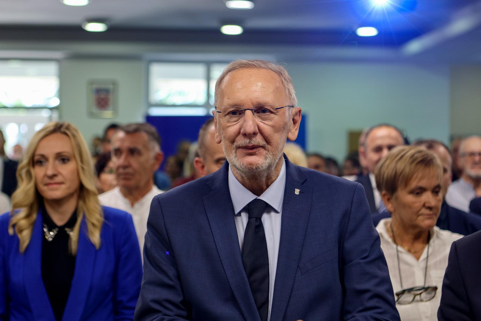 23.05.2024., Gospic - Predstavljanje HDZ-ovih kandidata za EU parlament Photo: Sime Zelic/PIXSELL