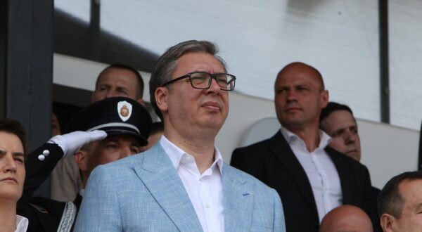 23, June, 2024, Belgrade - The central ceremony marking the Day of the Ministry of Internal Affairs and the Day of the Police was held in the Makis Education Center. Aleksandar Vucic. Photo: M.K./ATAImages

23, jun, 2024, Beograd - Centralna svecanost povodom  obelezavanja Dana Ministarstva unutrasnjih poslova i Dana policije odrzana je u Nastavnom centru Makis. Photo: M.K./ATAImages Photo: M.K./ATAImages/PIXSELL
