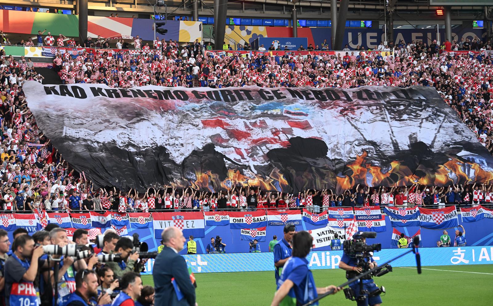 24.06.2024., stadion Leipzig, Leipzig, Njemacka - Europsko prvenstvo 2024., skupina B, 3. kolo, Hrvatska - Italija. Photo: Marko Lukunic/PIXSELL
