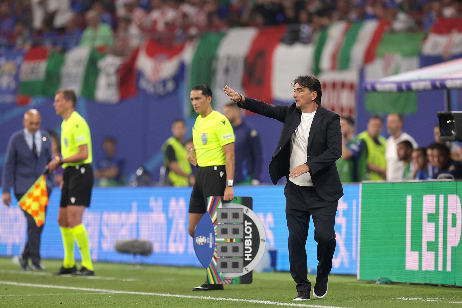 25.06.2024., stadion Leipzig, Leipzig, Njemacka - Europsko prvenstvo 2024., skupina B, 3. kolo, Hrvatska - Italija.  Photo: Luka stanzl/PIXSELL