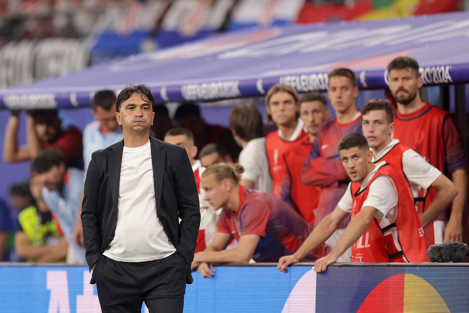 25.06.2024., stadion Leipzig, Leipzig, Njemacka - Europsko prvenstvo 2024., skupina B, 3. kolo, Hrvatska - Italija.  Photo: Luka stanzl/PIXSELL