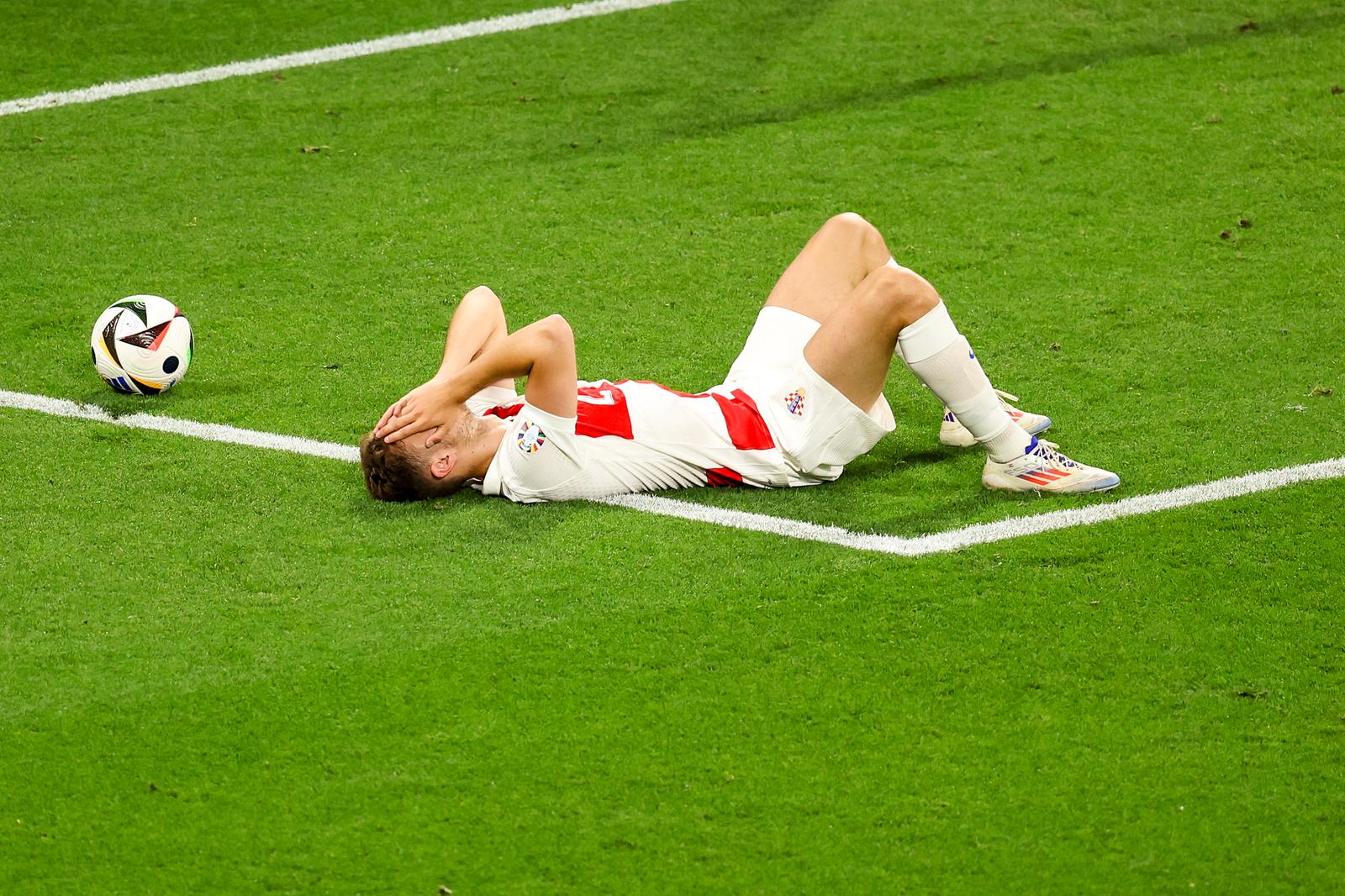 24.06.2024., stadion Leipzig, Leipzig, Njemacka - Europsko prvenstvo 2024., skupina B, 3. kolo, Hrvatska - Italija. Photo: Sanjin Strukic/PIXSELL