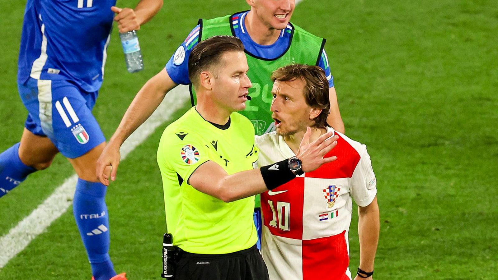 24.06.2024., stadion Leipzig, Leipzig, Njemacka - Europsko prvenstvo 2024., skupina B, 3. kolo, Hrvatska - Italija. Photo: Sanjin Strukic/PIXSELL